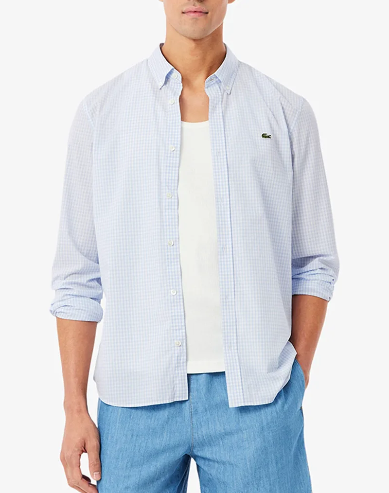 LACOSTE ΠΟΥΚΑΜΙΣΟ ΜΜ SHIRT LS 3CH2299-9AR LightBlue