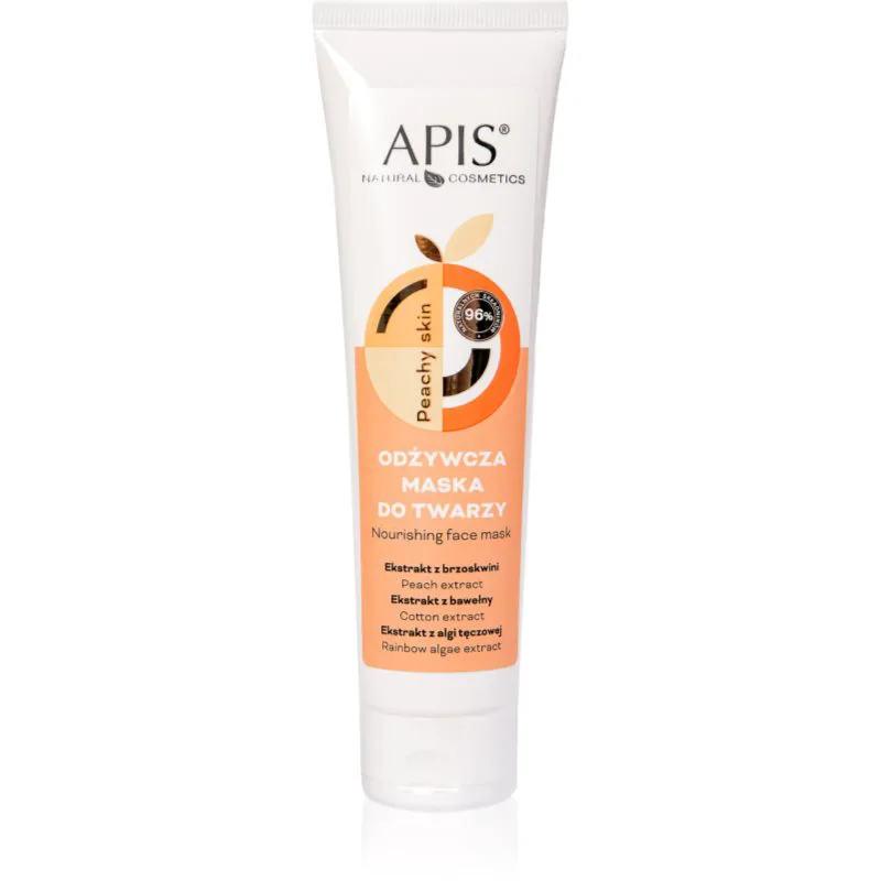Apis Natural Cosmetics Peachy Skin μάσκα προσώπου με θρεπτικό αποτέλεσμα 100 ml
