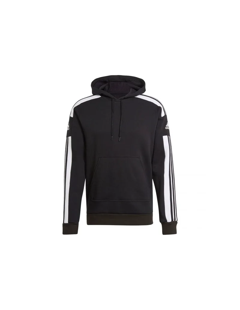 Adidas Squadra 21 Ανδρικό Φούτερ με Κουκούλα και Τσέπες Fleece Μαύρο GT6634