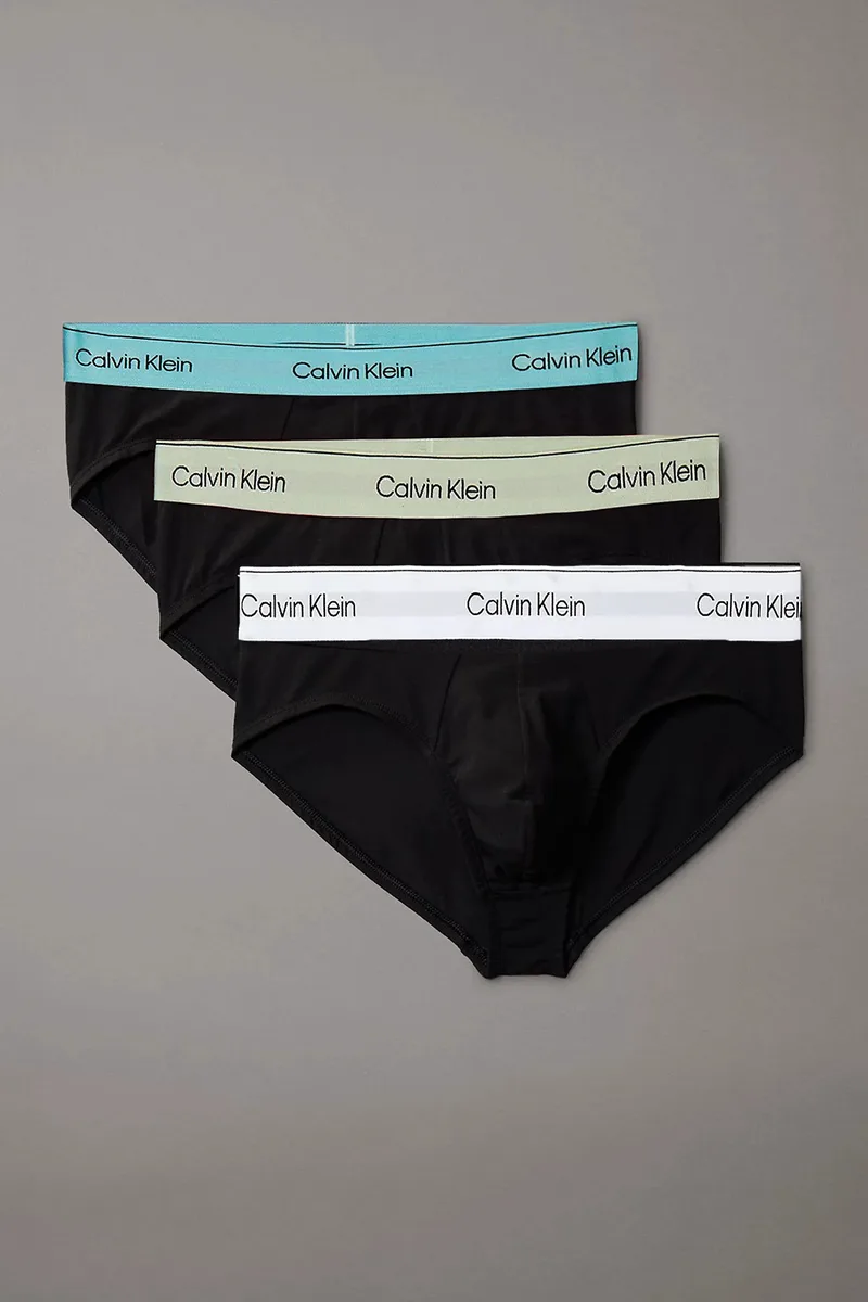 Calvin Klein ανδρικά σλιπάκια Icon Cotton Stretch (Συσκ. 3 τεμαχίων)-LV00NB4388-VRB
