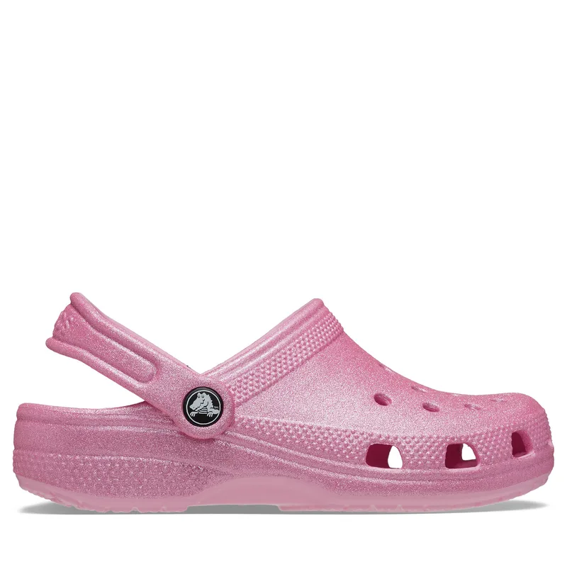Παντόφλες Crocs Classic Glitter Kids Clog T 206992 Ροζ