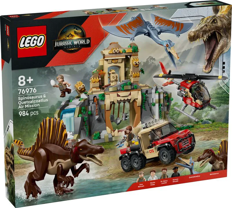LEGO® Jurassic World Spinosaurus & Quetzalcoatlus Air Mission (76976)