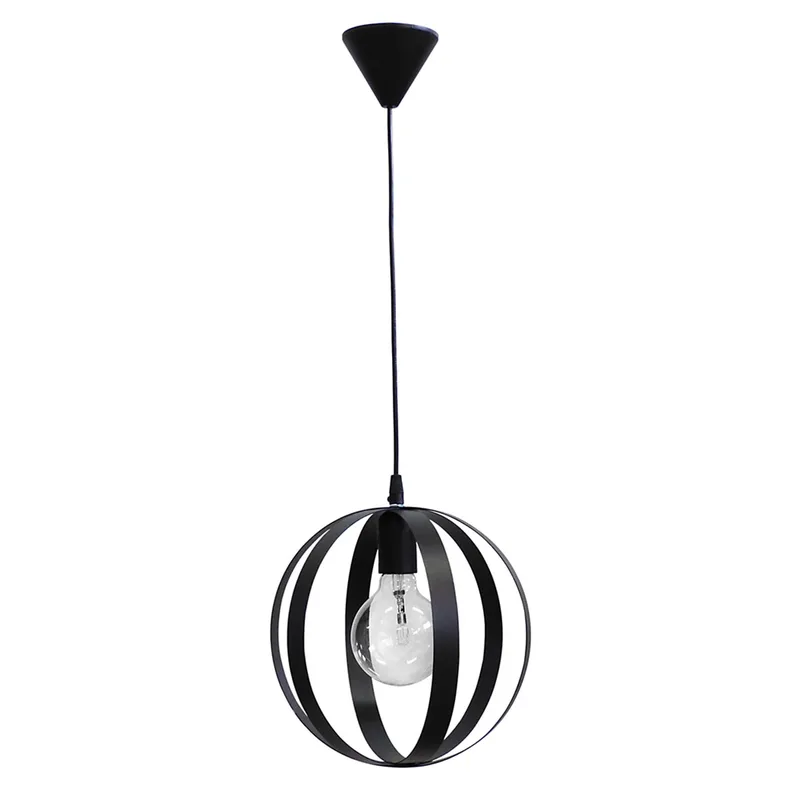 Φωτιστικό Οροφής Μονόφωτο Heronia Lama Black 34-0068