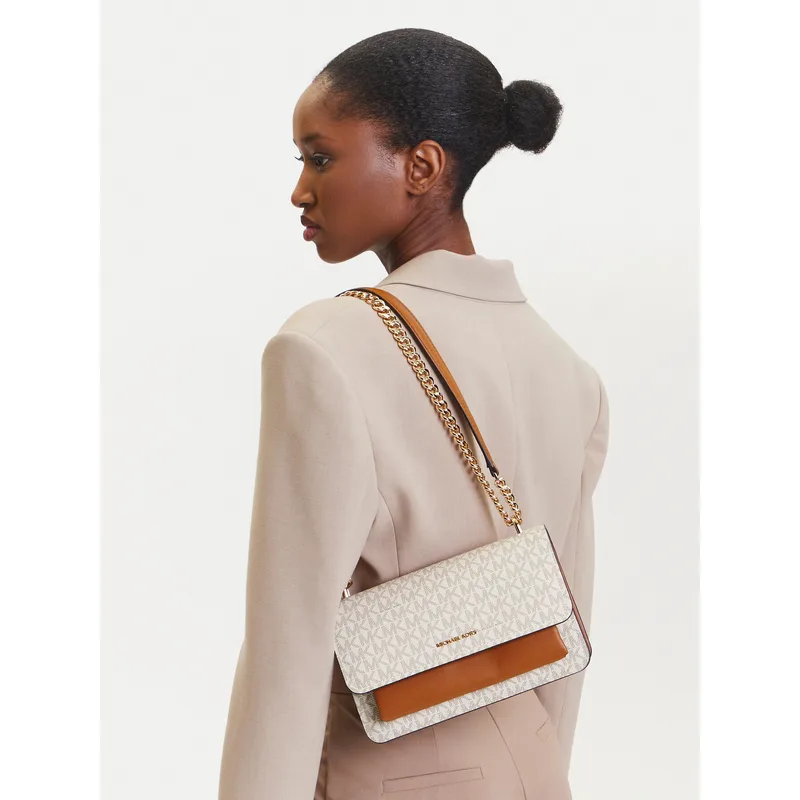 Τσάντα MICHAEL Michael Kors Claire 30R5GC7L3B Εκρού