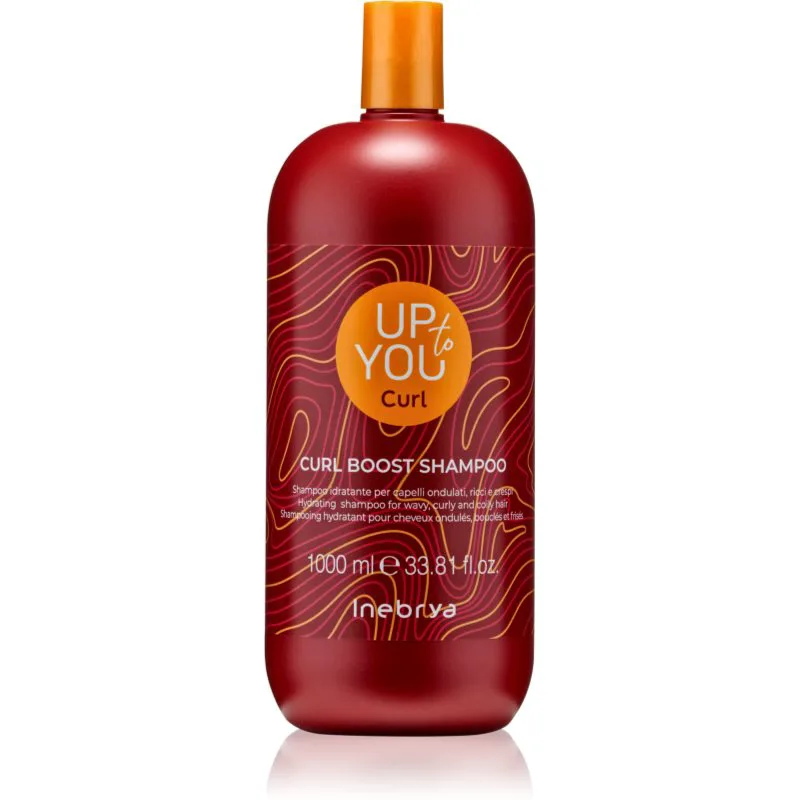 Inebrya Up To You Curl Boost Shampoo ενυδατικό σαμπουάν για σπαστά και σγουρά μαλλιά 1000 ml