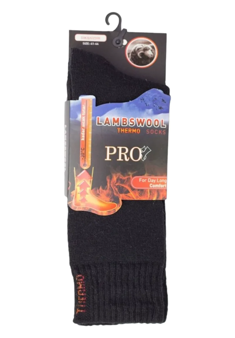 Κάλτσα ισοθερμική ανδρική Pro Insulated Thermal Socks PR19601-Μαύρο