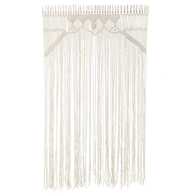 Διακοσμητική Κουρτίνα Μακραμέ Εκρού Boho 110x180εκ. iliadis 90182 (Χρώμα: Εκρού , Ύφασμα: Μακραμέ) - Iliadis - il_90182