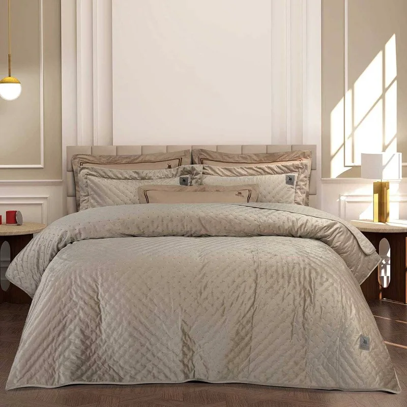 ΚΟΥΒΕΡΛΙ KING SIZE GREENWICH POLO CLUB 3432 ΜΠΕΖ 240Χ250CM