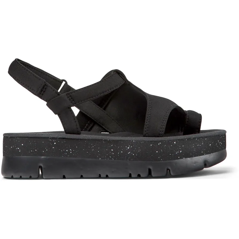 CAMPER Oruga Up - Πέδιλα Για Γυναικεία - Μαύρο, Μέγεθος 36, Cotton fabric