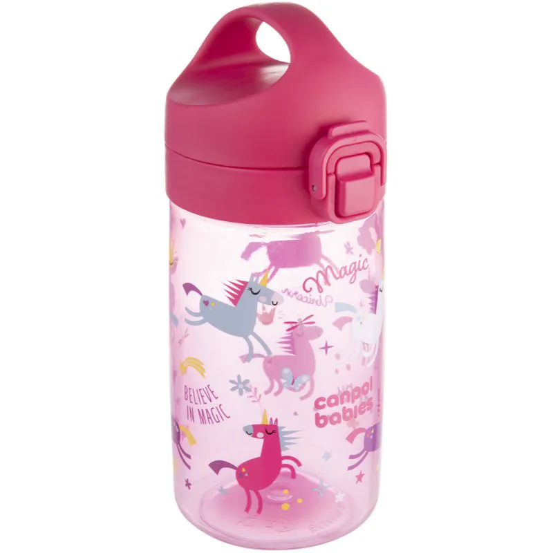 Canpol babies Junior Bottle παιδικό παγούρι Ροζ 400 ml