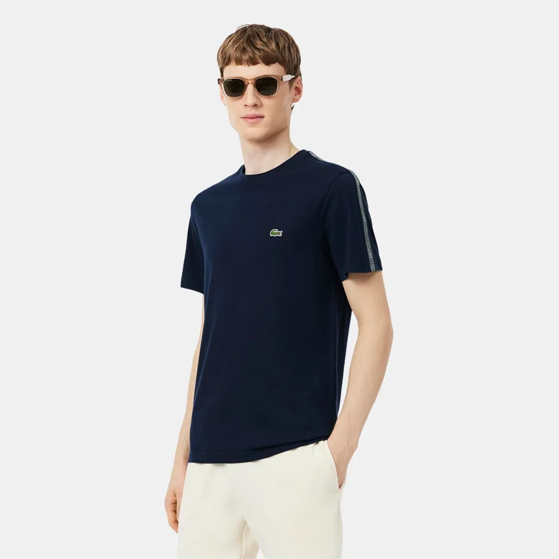 Lacoste Branded Stripe Band Ανδρικό T-Shirt (9000267325_3217)