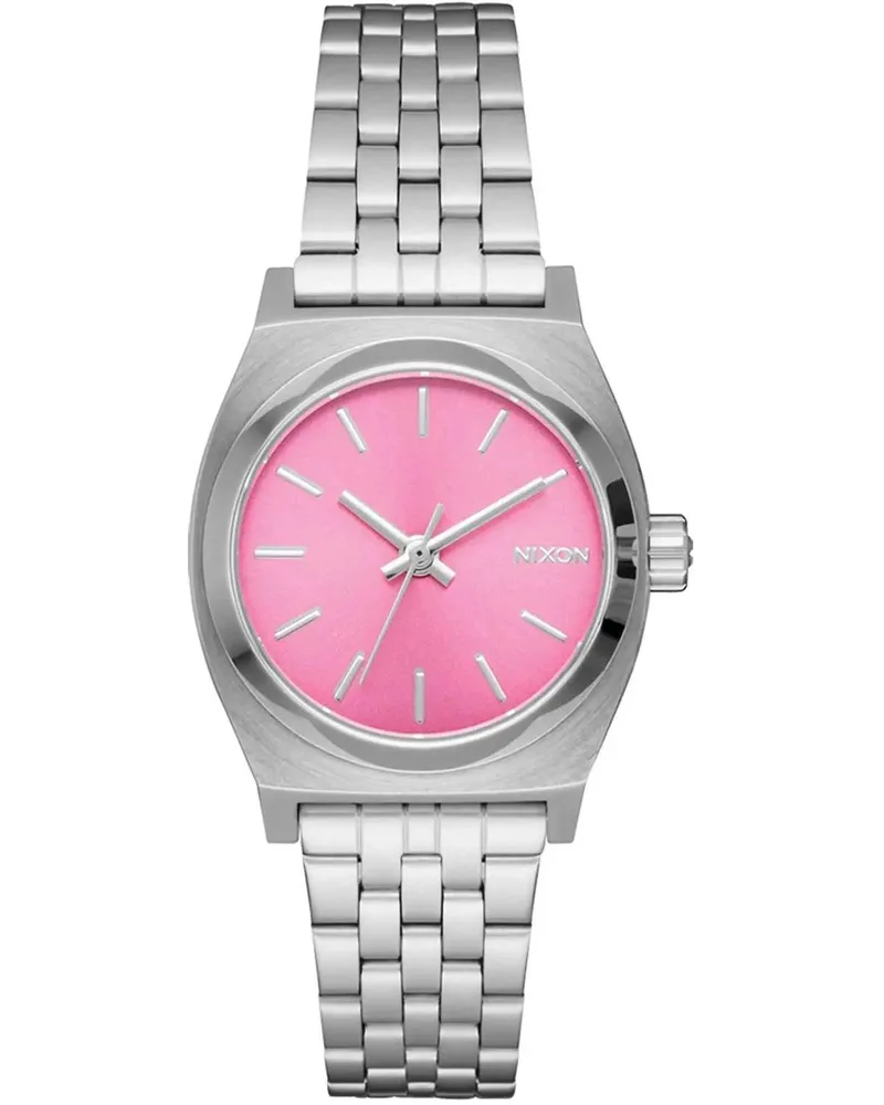 NIXON Time Teller Small - A399-2719-00 , Silver case with Stainless Steel Bracelet