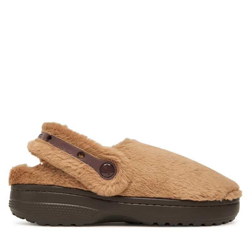Παντόφλες Σπιτιού Crocs Classic Unfurgettable Clog 211116 Καφέ