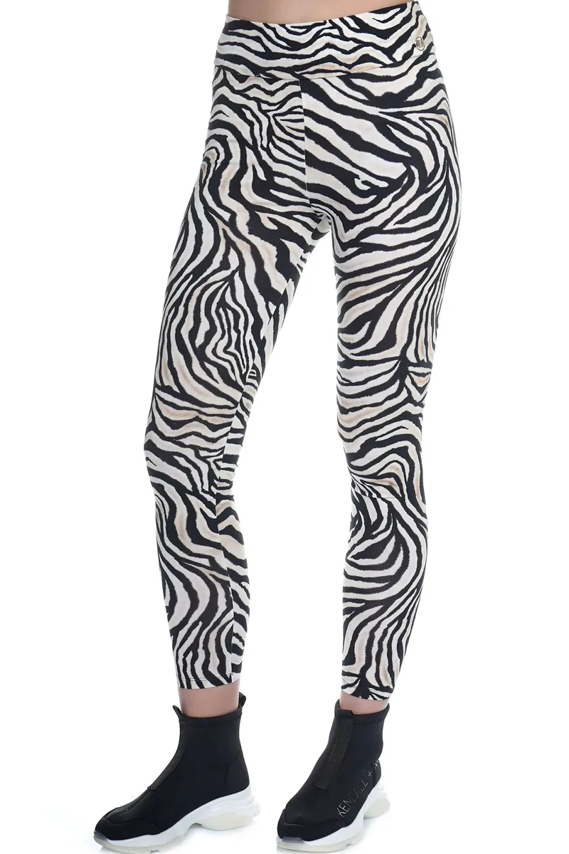 Κολάν Kendal + Kylie High Rise KKW3711723-ZEBRA PRINT Γυναικείο