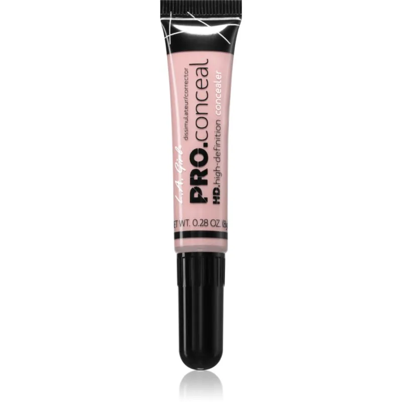 L.A. Girl Cosmetics HD Pro. Conceal υγρό κονσίλερ απόχρωση Cool Ροζ 8 γρ
