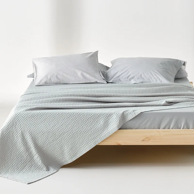 Κουβέρτα Πικέ Μονή (160x240) Kentia Loft Cecilia 22 Grey