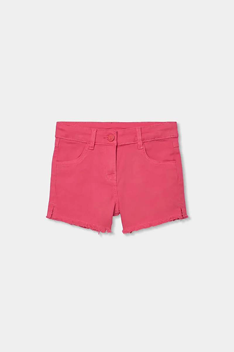 Boboli παιδικό denim σορτς μονόχρωμο - 493084 Ροζ