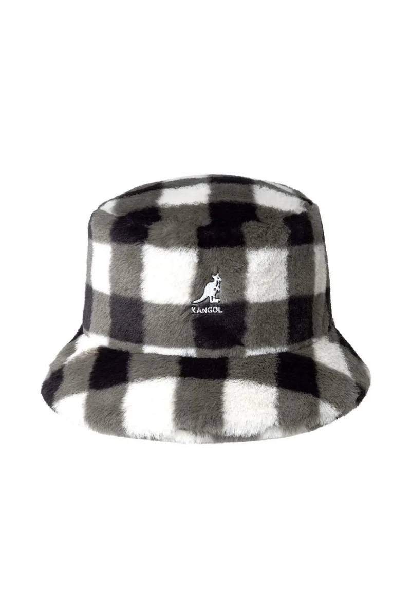 KANGOL FAUX FUR BUCKET Καπέλο Μαύρο-K4370-BLACK