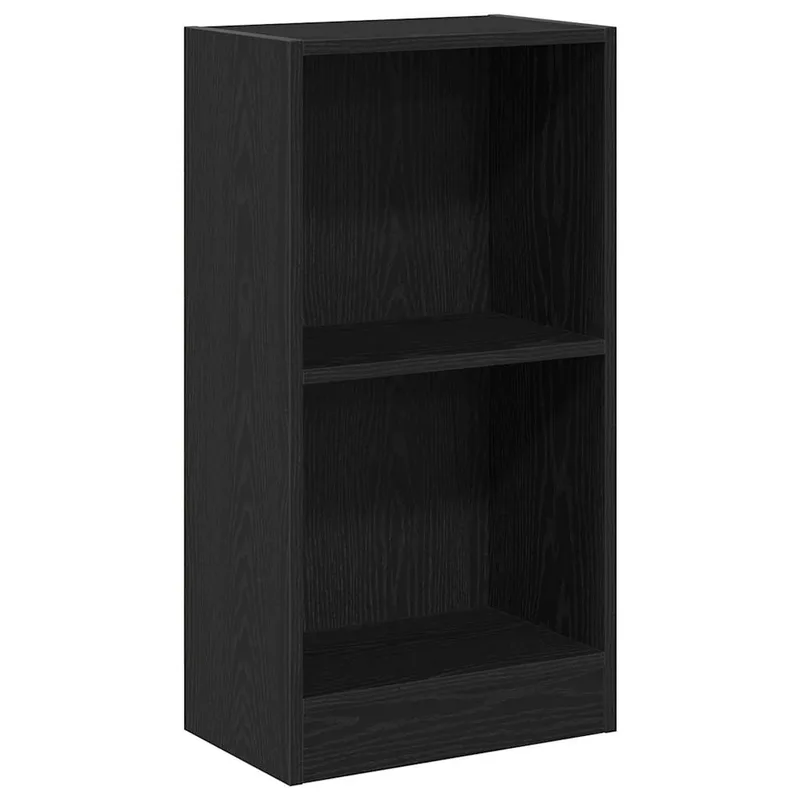 vidaXL Βιβλιοθήκη Μαύρη Δρυς 40x24x76 εκ. από Τεχνητό Ξύλο
