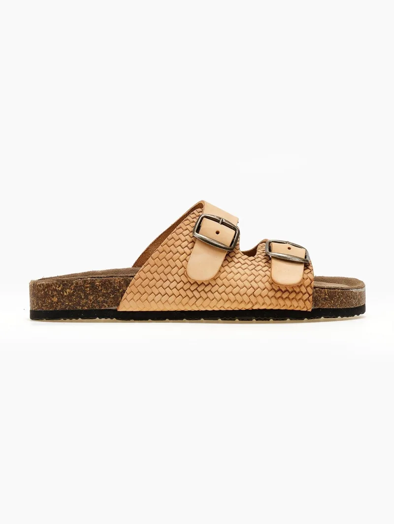 Estil Leather Sandals Anatomical Sole - 27 και 0-27 - Natural