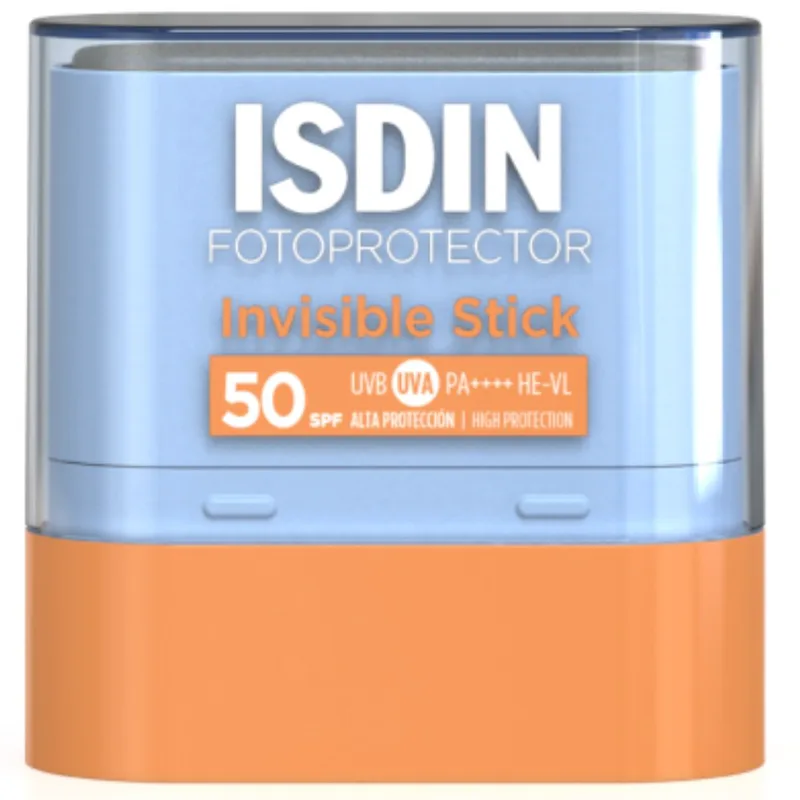 Isdin Fotoprotector Invisible Stick Spf50 Αόρατο Αντηλιακό σε Stick, Εύκολο στην Εφαρμογή, για Περιοχές με Αυξημένη Ευαισθησία στον Ήλιο 10g