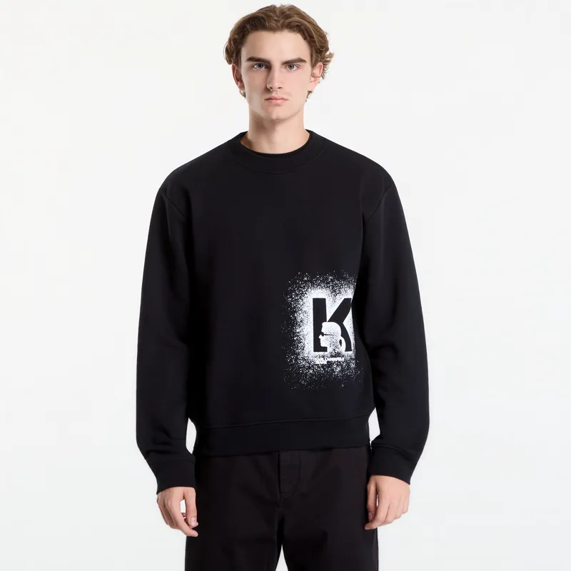 Φούτερ Karl Lagerfeld Jeans Reg K Logo Sweat Black XL