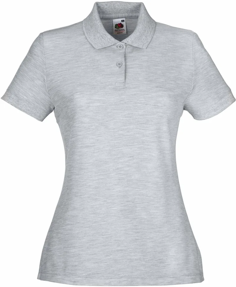 Γυναικεία Μπλούζα Polo 63-212-0 Fruit of the Loom Heather Grey