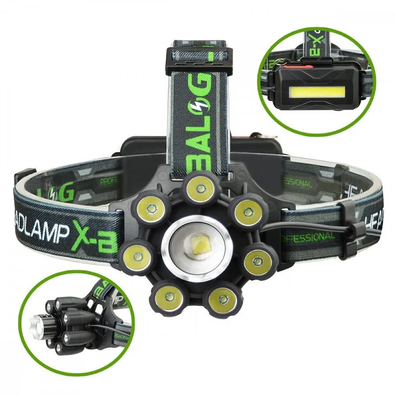 X-Balog Φακός Κεφαλής Επαναφορτιζόμενος Led BL-T81-B6-T6