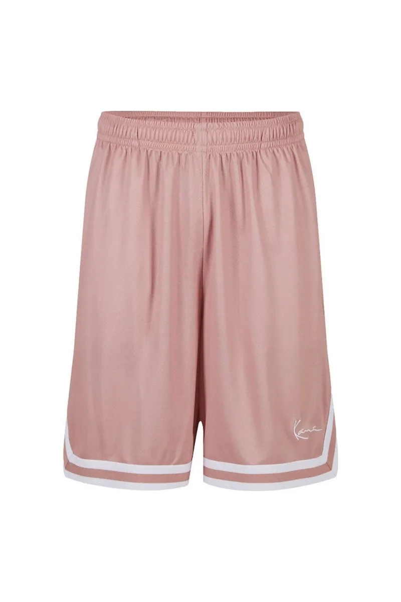 KARL KANI Shorts - Βερμούδες SMALL SIGNATURE ESSENTIAL MESH SHORTS - PINK-KM-PS011-061-14CHN-PINK