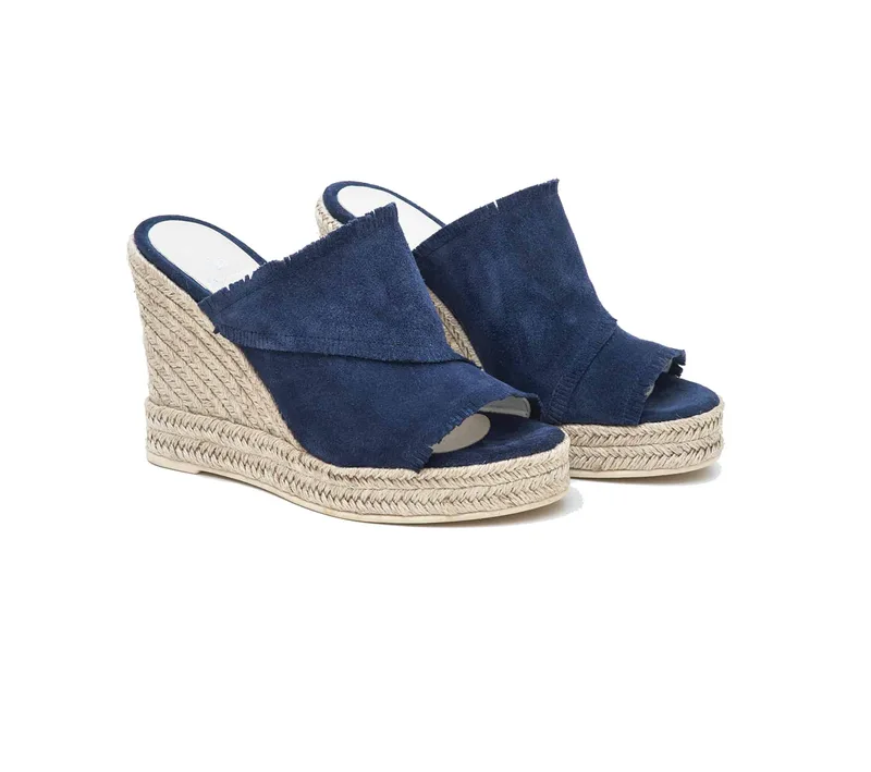 Δερμάτινα Platforms Art 1SS93 Blue