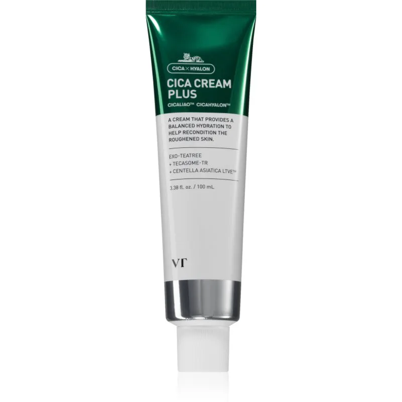 VT Cosmetics Cica Cream Plus ενυδατικό τζελ κρέμα για να καταπραύνει την επιδερμίδα πρόσωπου 100 ml