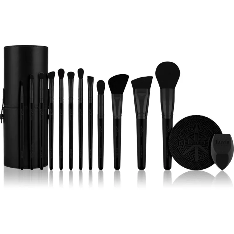 Luvia Cosmetics Prime Vegan Pro Black Edition σετ με πινέλα 12 τμχ