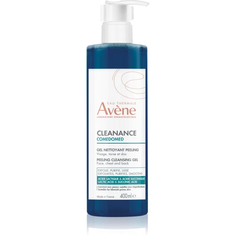Avène Cleanance Comedomed Gel Peeling απολεπιστικό καθαριστικό τζελ για λιπαρή και προβληματική επιδερμίδα 400 ml