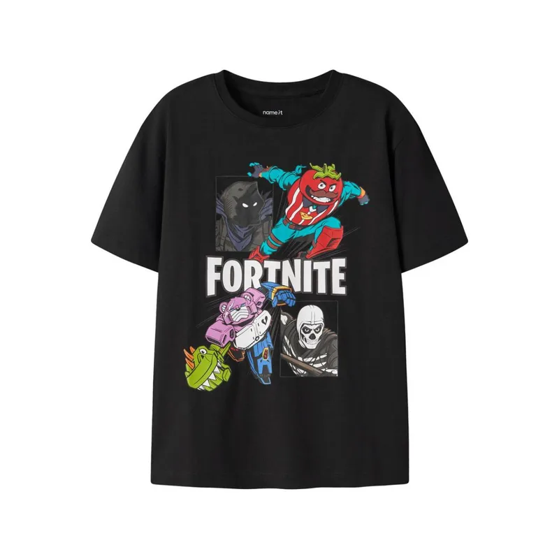 Μπλούζα μακό αγόρι FORTNITE name it-13255750-Black