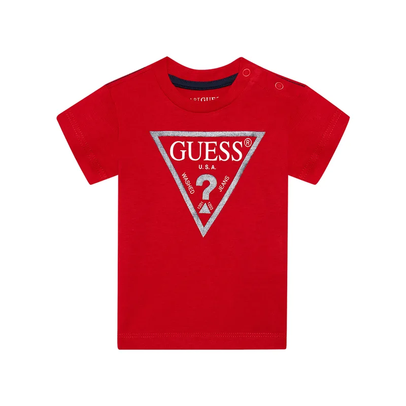 Guess T-Shirt N73I55 K8HM0 Κόκκινο Regular Fit