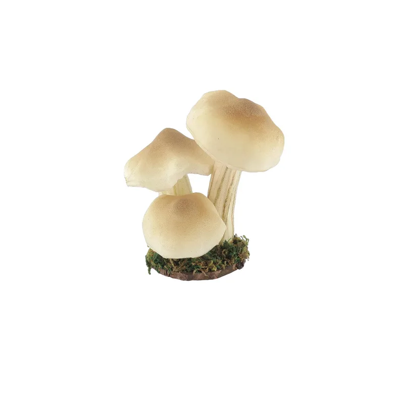 Beauty Home 3 μανιτάρια σε βάση με βρύα Ø7 x 14 cm