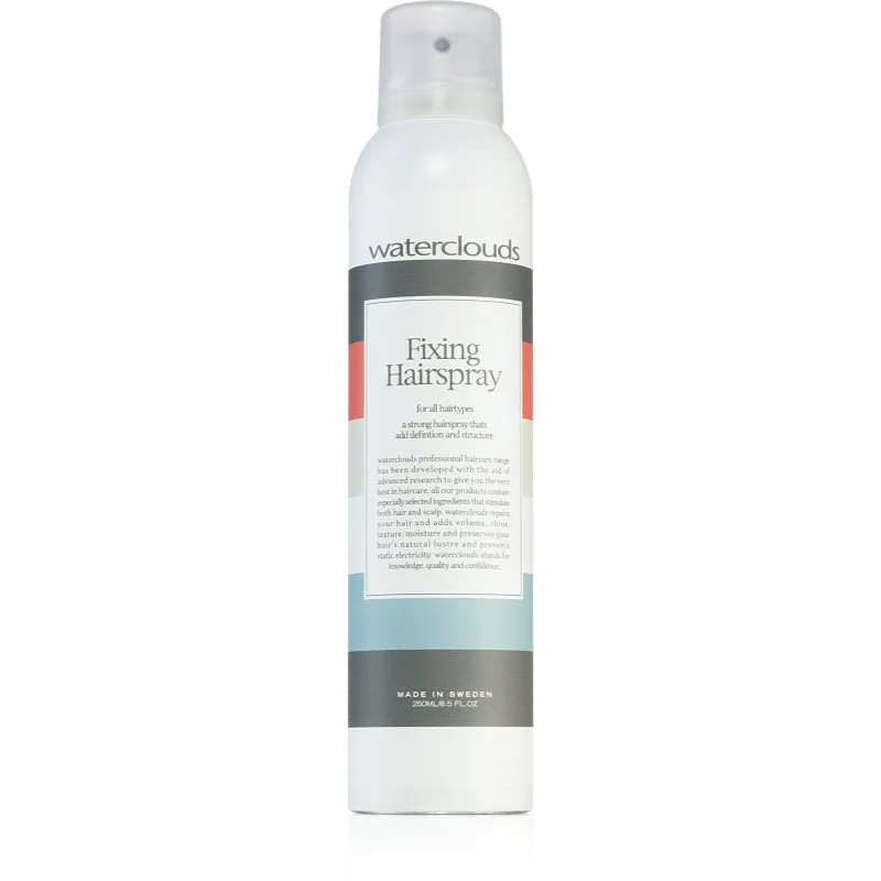 Waterclouds Fixing Hair Spray λακ μαλλιών για δυνατό κράτημα για καθορισμό και το σχήμα 250 ml