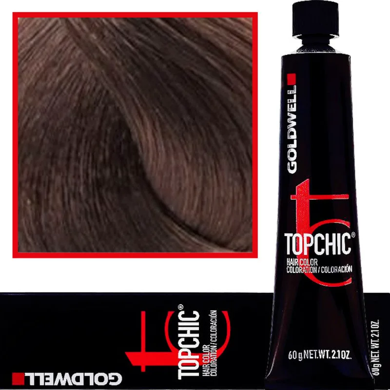 Hair dye Goldwell Topchic 60ml 6-NN Dark Blonde Naturale Extra Strong
