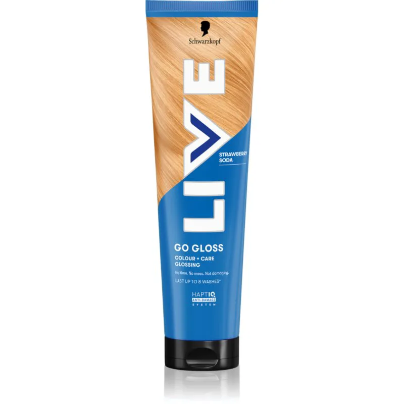 Schwarzkopf LIVE Colour + Care θρεπτική τονωτική μάσκα για τα μαλλιά απόχρωση Strawberry Soda 150 ml