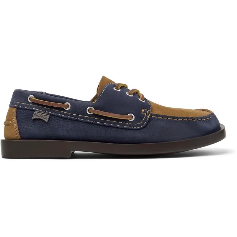 CAMPER Twins - Casual παπούτσια Για Ανδρικα - Μπλε,Καφέ, Μέγεθος 39, Suede