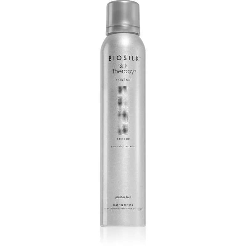 Biosilk Silk Therapy Shine On στάιλινγκ σπρέι Για λάμψη και απαλότητα μαλλιών 150 γρ