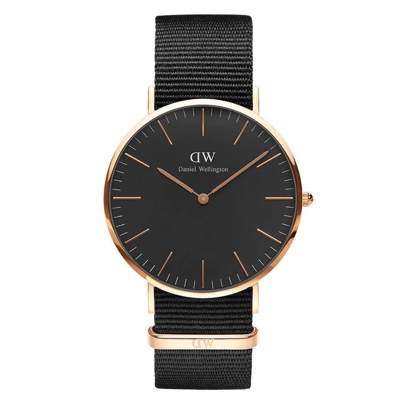 DANIEL WELLINGTON Cornwall Classic Black And Rose DW00100148
