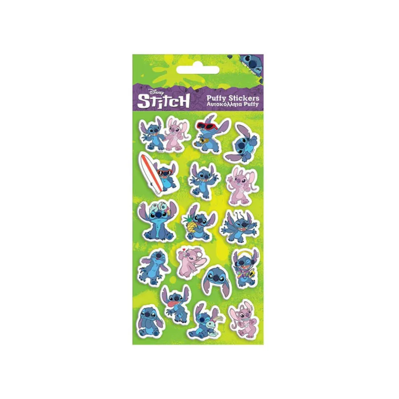 Αυτοκόλλητα Puffy Stickers Disney Lilo& Stitch 10X22cm 0564612