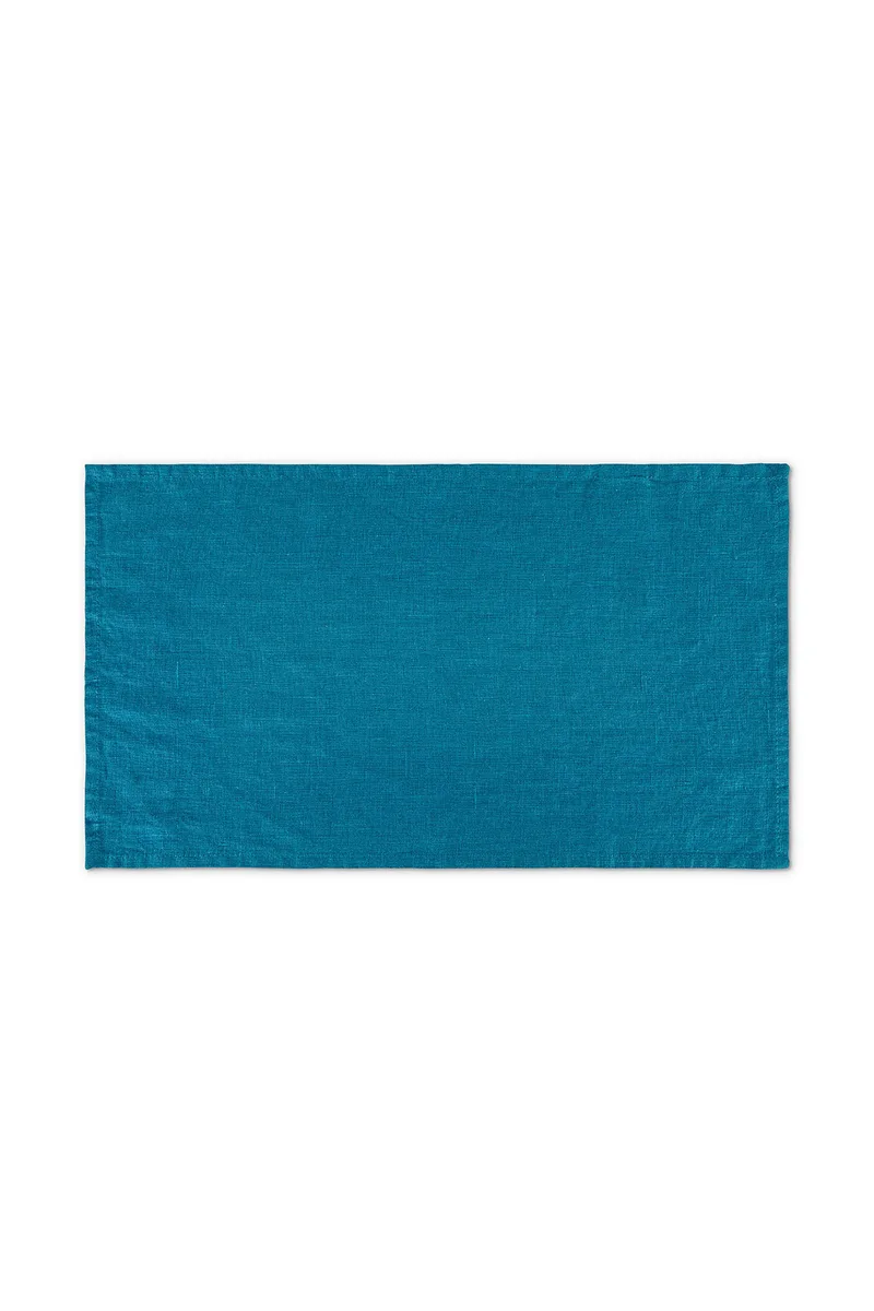 Coincasa σουπλά λινό μονόχρωμο "Linen Joy" 30 x 50 cm - 007219338 Πετρόλ