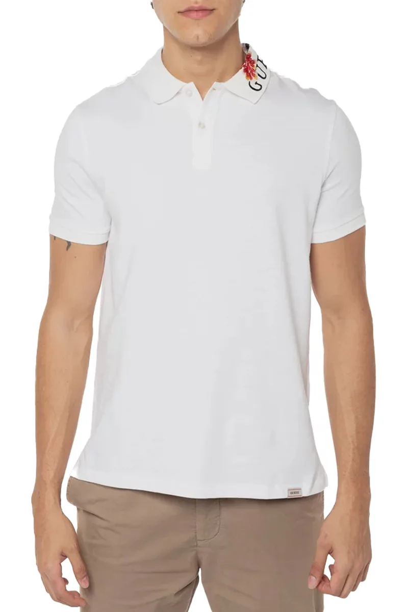 Μπλούζα Polo Guess Flower Embro M3GP12KBQ80-G9H9 Ανδρικό