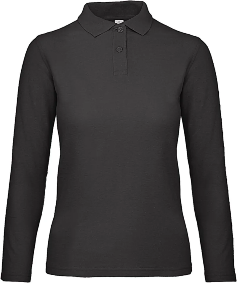 Μακρυμανικο Γυναικειο Polo ID.001 LSL B & C PWI13 Black
