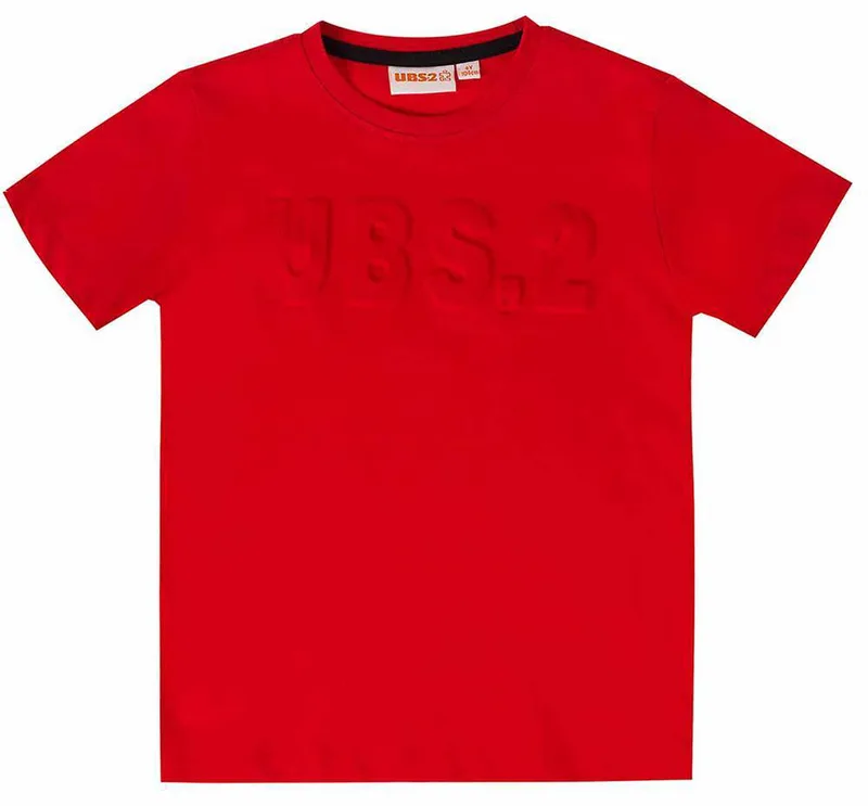 T-SHIRT UBS2 E219365-07 ΚΟΚΚΙΝΟ (2 ΕΤΩΝ)-(92 CM)