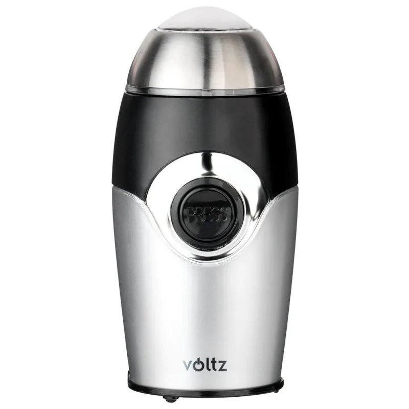 Ηλεκτρικός Μύλος Καφέ Voltz V51172B, 200W, 50 g, Ασημί / μαύρο