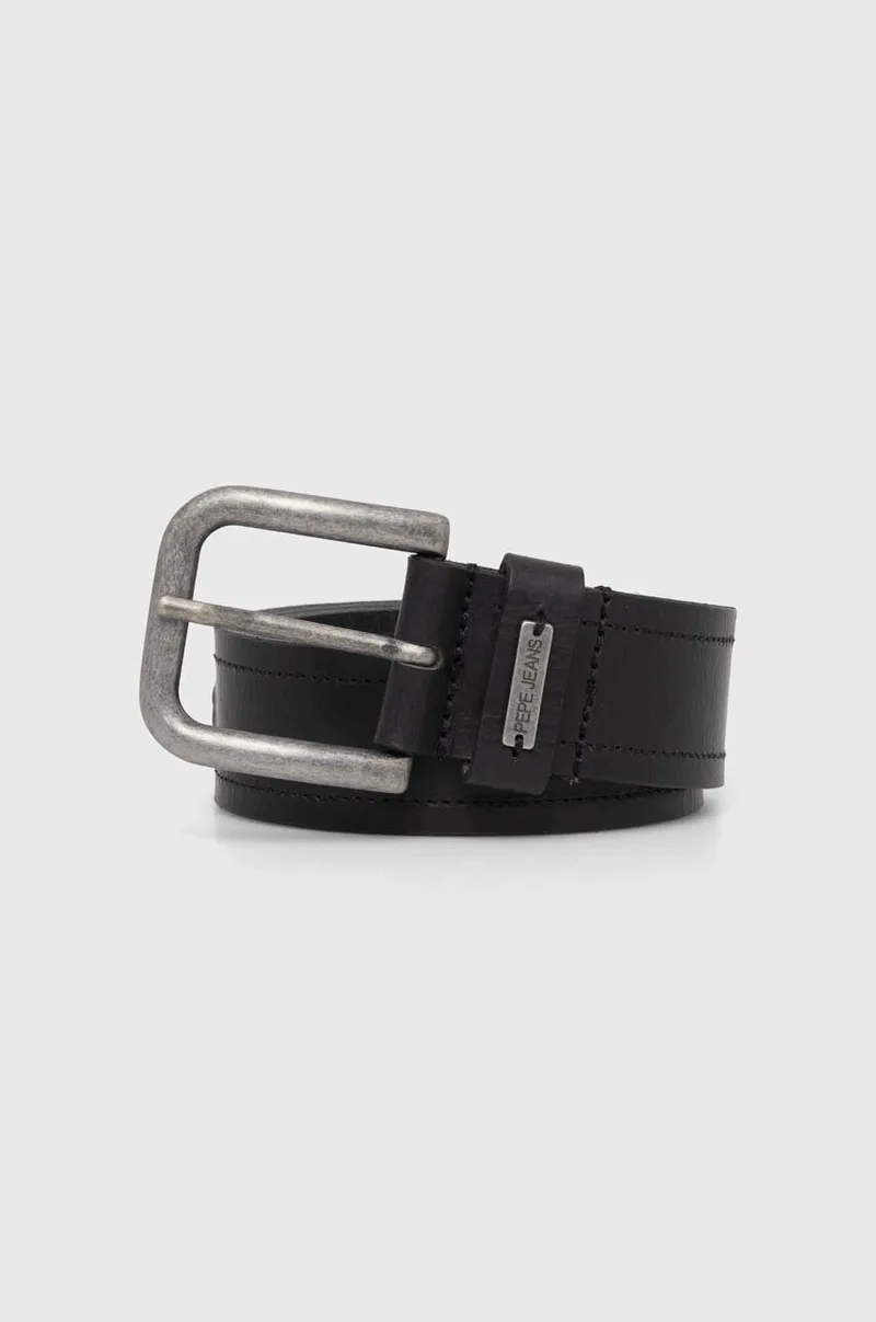 Δερμάτινη ζώνη Pepe Jeans SANDRO BELT