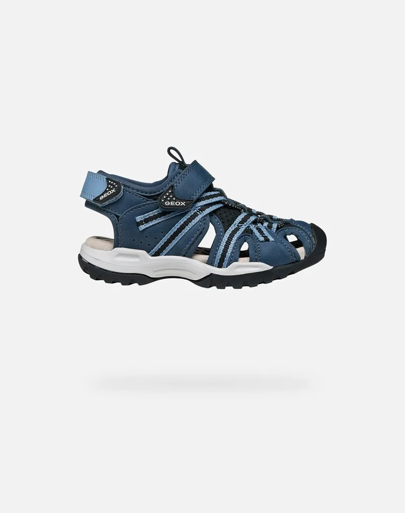 GEOX J BOREALIS B. B - MESH+WAX.SYN J450RB014MEC4J9B 28-35-C4J9B JeanBlue